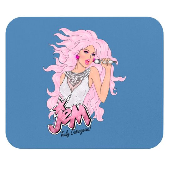 Discover Diamond Jem by BraePrint - Jem And The Holograms - Mouse Pads