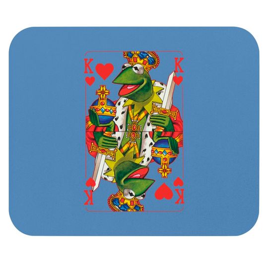 Discover THE MUPPET KERMIT IS KING CARD LOVE - Kermit - Mouse Pads