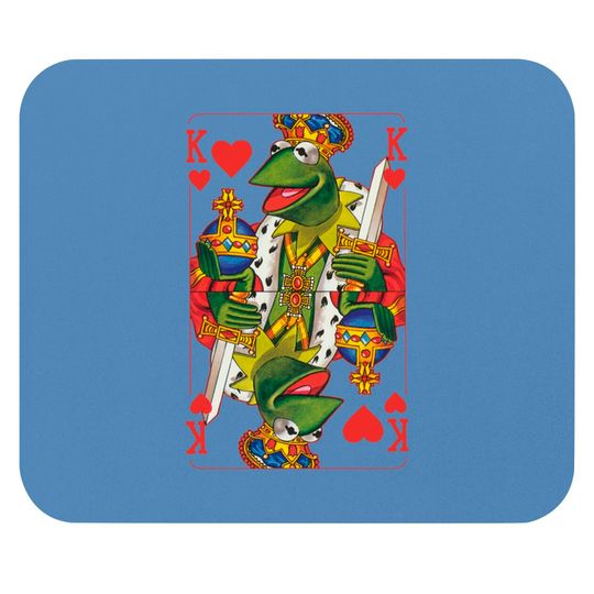 THE MUPPET KERMIT IS KING CARD LOVE - Kermit - Mouse Pads