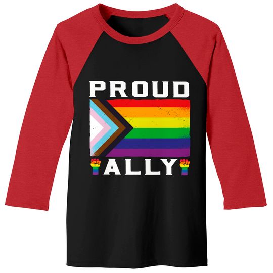 LGBT Gay Pride Month Proud Ally - Lgbtq - Baseball Tees