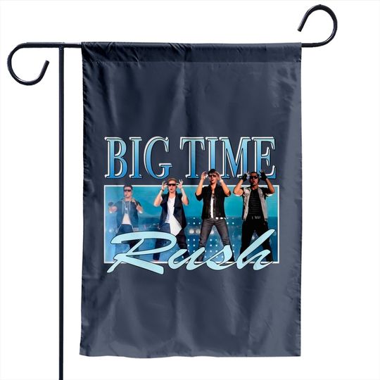 Big Time Rush retro band logo - Big Time Rush - Garden Flags