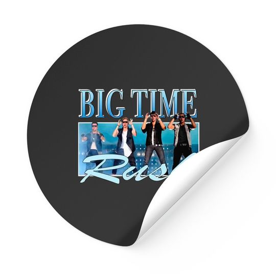 Big Time Rush retro band logo - Big Time Rush - Stickers