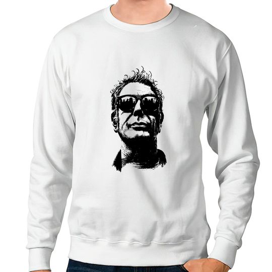 Anthony Bourdain Pencilart - Anthony Bourdain - Sweatshirts