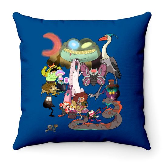 Discover Spranne Against the World - Amphibia - Throw Pillows