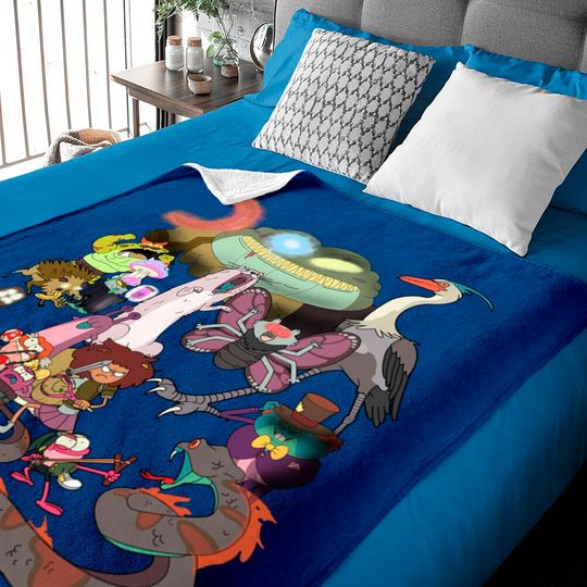 Spranne Against the World - Amphibia - Baby Blankets