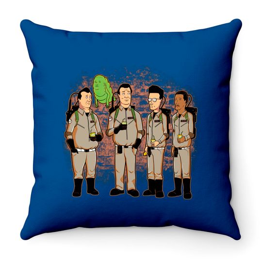 King of the Firehouse - Ghostbusters - Throw Pillows