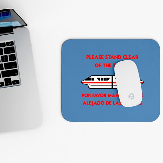 Monorail Warning: Red - Disney - Mouse Pads
