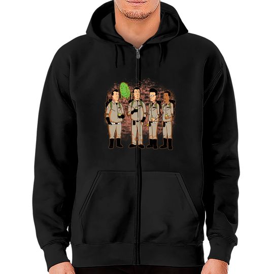 King of the Firehouse - Ghostbusters - Zip Hoodies