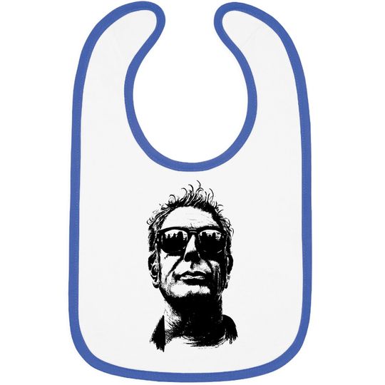 Anthony Bourdain Pencilart - Anthony Bourdain - Bibs