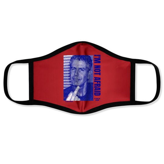 Anthony Bourdain Quote - Anthony Bourdain - Face Masks