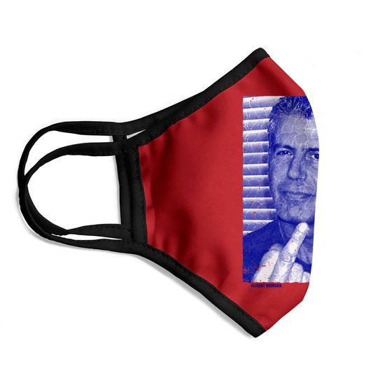 Anthony Bourdain Quote - Anthony Bourdain - Face Masks