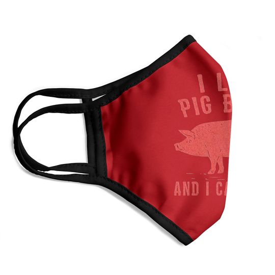 i like pig butts vintage - Pig Butts - Face Masks