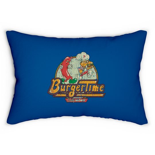 Discover BurgerTime 1982 - Arcade - Lumbar Pillows
