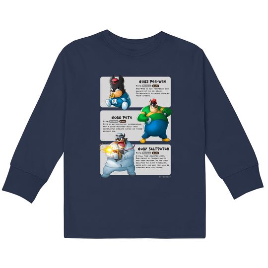Discover Pete Evolutions - Pete -  Kids Long Sleeve T-Shirts