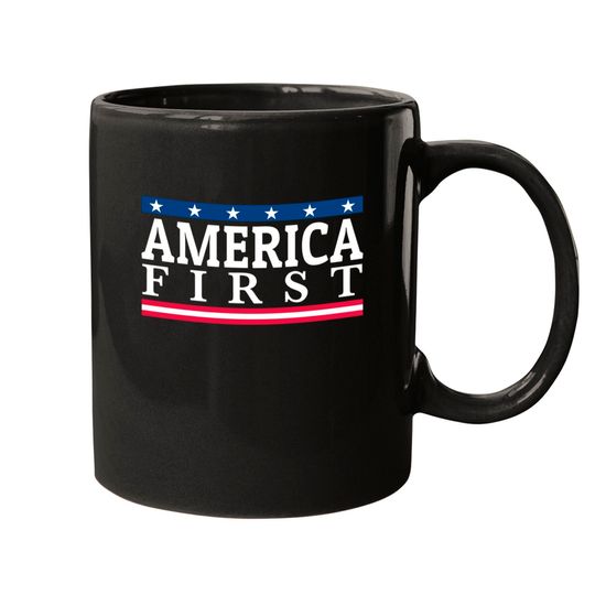 "America First" Pride - American - Mugs