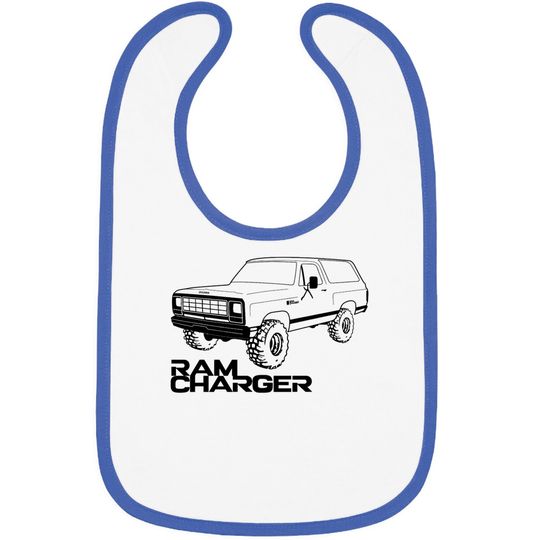 Discover OBS Ram Charger Black Print - Ram Charger - Bibs