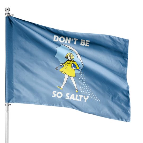 Retro Don't Be So Salty House Flags