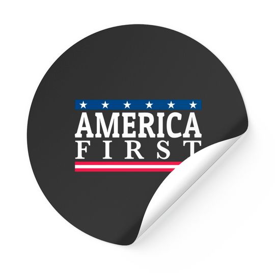 Discover "America First" Pride - American - Stickers