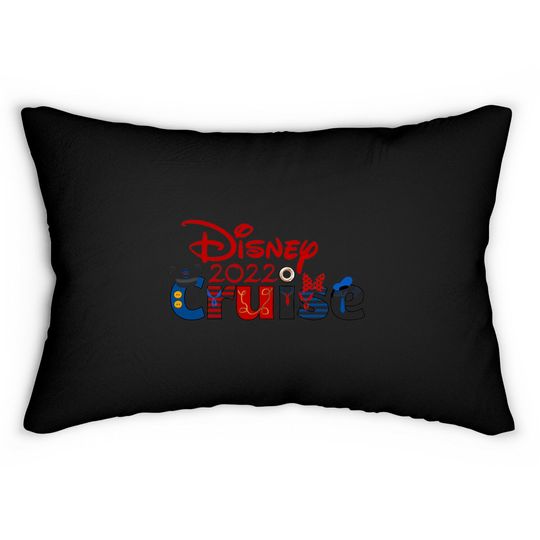 Discover Disney Cruise Lumbar Pillows 2022 | Disney Family Lumbar Pillows 2022 | Matching Disney Lumbar Pillows | Disney Trip 2022