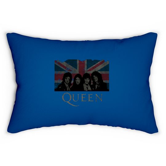 Queen Freddie Mercury Bohemian Rhapsody Black Lumbar Pillow Lumbar Pillows