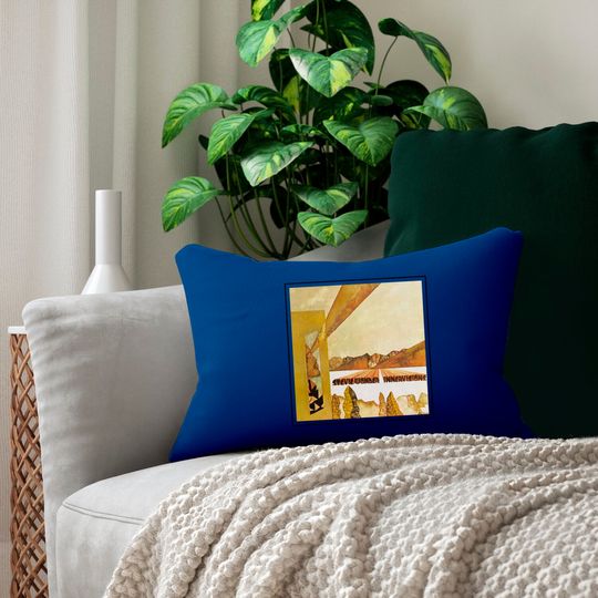 Men's Cotton Crew Lumbar Pillow Stevie Wonder Innervisions