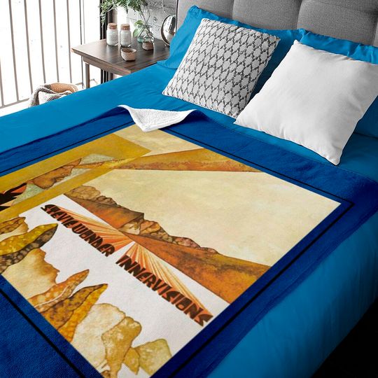 Men's Cotton Crew Baby Blanket Stevie Wonder Innervisions