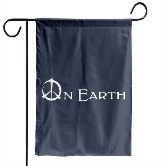 Peace on earth Garden Flags