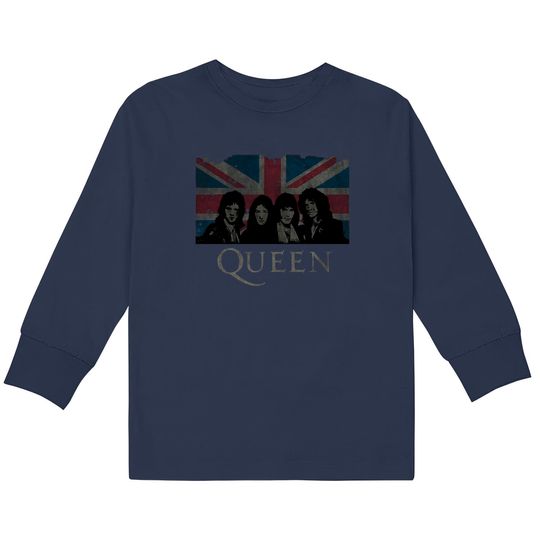 Queen Freddie Mercury Bohemian Rhapsody Black Tee  Kids Long Sleeve T-Shirts
