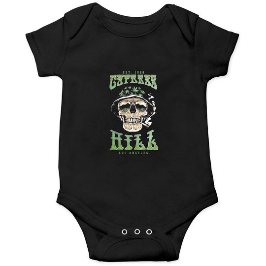 Discover Cyprus Hill Smoking Skull Onesies 80s