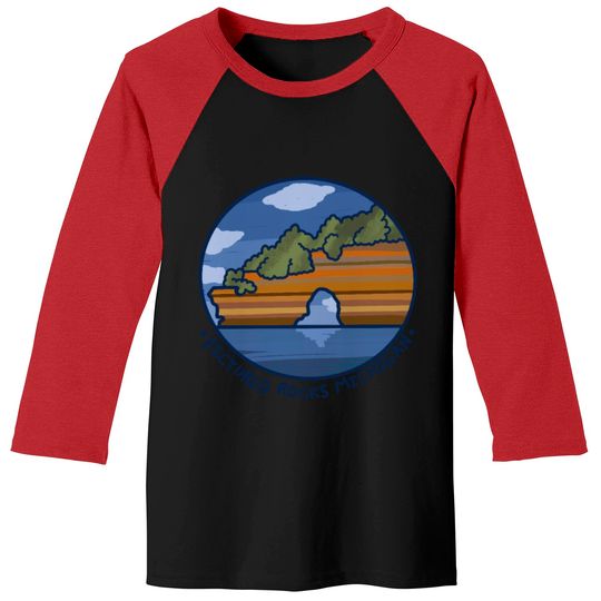 Discover Pictured Rocks Michigan Baseball Tees