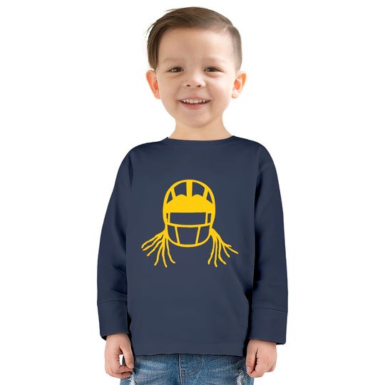 Michigan Dreads  Kids Long Sleeve T-Shirts