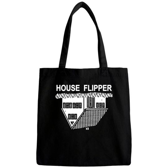 Discover FUNNY HOUSE FLIPPER - REAL ESTATE SHIRT Bags