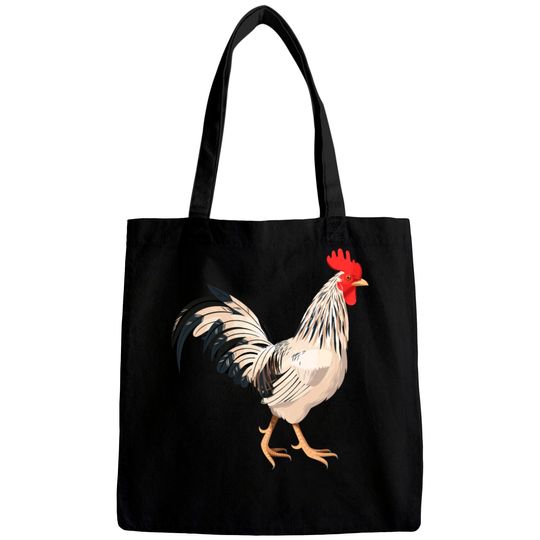Realistic rooster Bags
