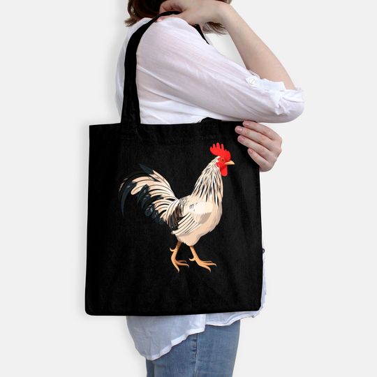 Realistic rooster Bags