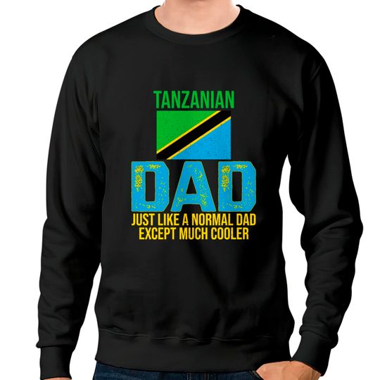 Tanzanian Dad Tanzania Flag For Father's Day