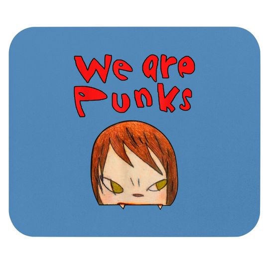 yoshitomo nara we are punks Mouse Pads