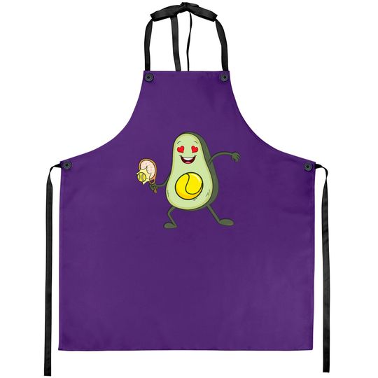 Tennis Avocado tennis player girl gift Aprons