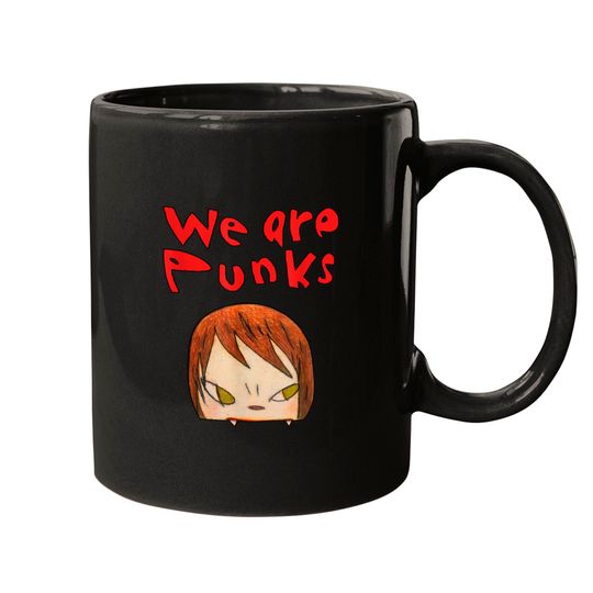 yoshitomo nara we are punks Mugs
