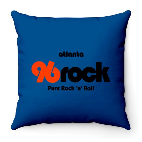 96 Rock Atlanta Light Gift Throw Pillow