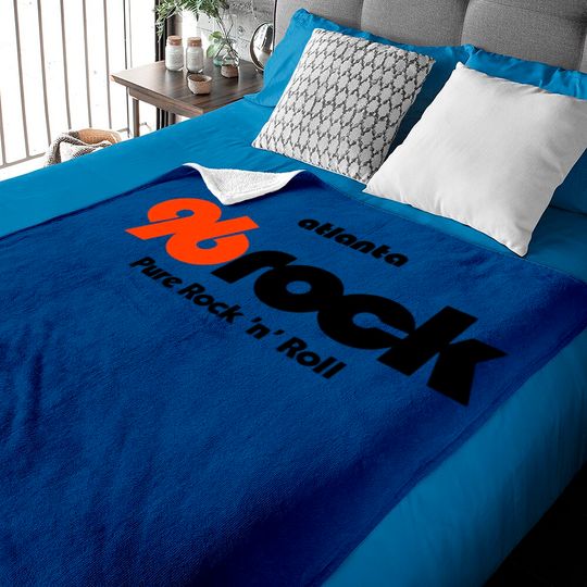 96 Rock Atlanta Light Gift Baby Blanket