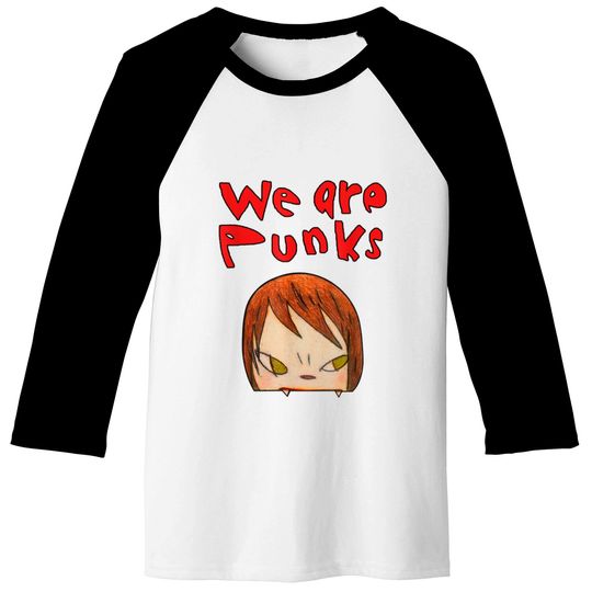 yoshitomo nara we are punks Baseball Tees