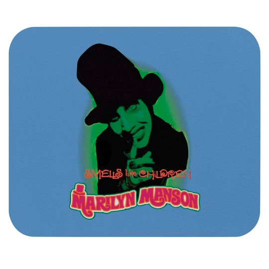 Discover Marilyn Manson Smells Like Children Rock Metal Mouse Pad Mouse Pads
