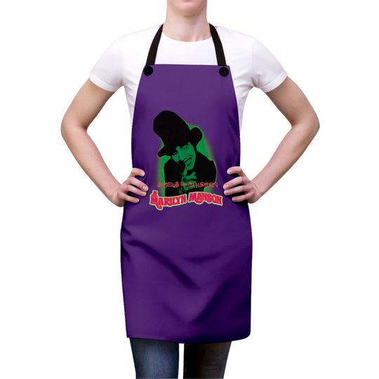 Marilyn Manson Smells Like Children Rock Metal Apron Aprons