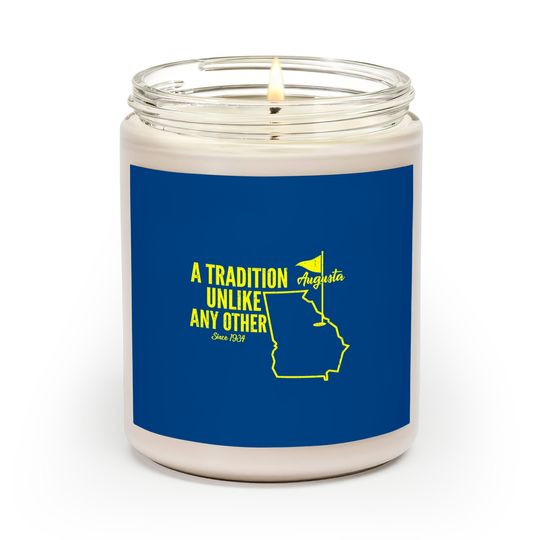 A Tradition Unlike Any Other Augusta Georgia Golfing Scented Candles, 2022 Masters Golf Tournament Scented Candles