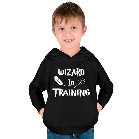 Wizard in Training Kids Pullover Hoodies