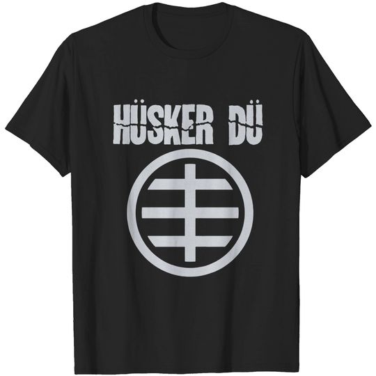 Blue Husker Du Circle Logo 1 Tee T-Shirt