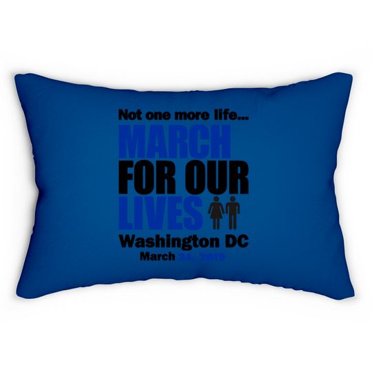 March for our Lives Washington DC 1 Lumbar Pillows