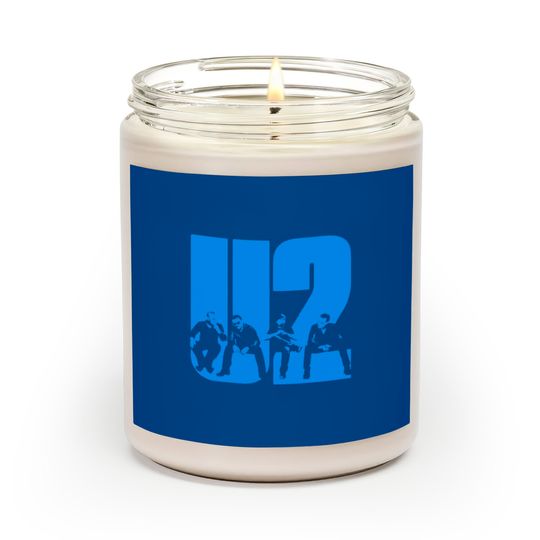 U2 Scented Candles, U2 Vintage Scented Candles, U2 Rock Band Scented Candles, Rock Band Scented Candles, U2 Fans Gift, Music Tour Merch, 2022 Band Tour Scented Candles