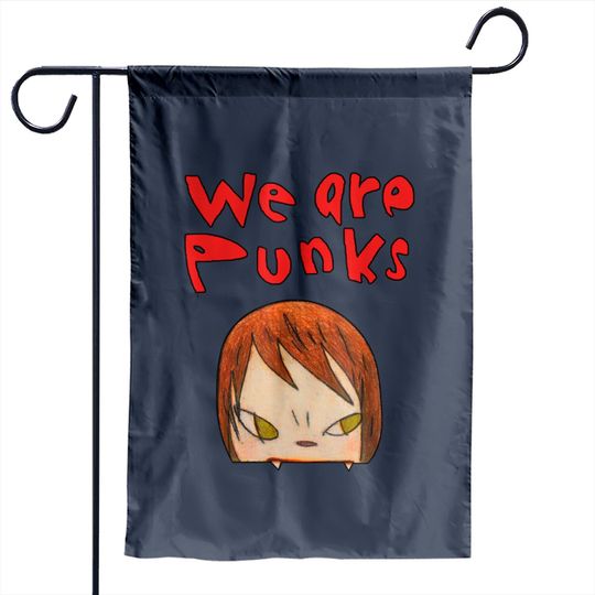 yoshitomo nara we are punks Garden Flags