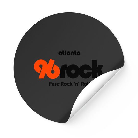 Discover 96 Rock Atlanta Light Gift Sticker